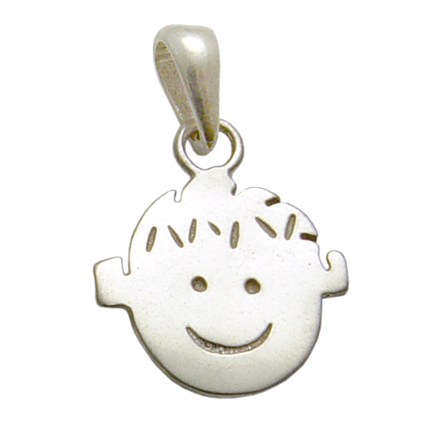 Charms & Solderable Accents Sterling Silver Boy Charm